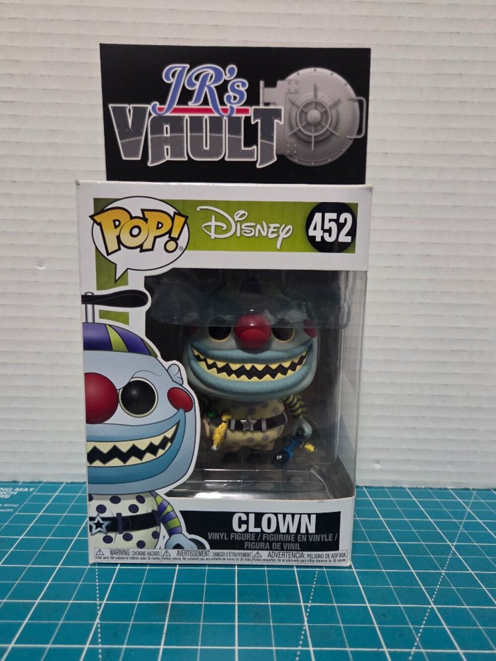 Funko POP Disney Nightmare Before Christmas Clown 452 Vinyl Figure.